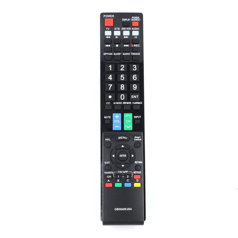 econtrolly New GB004WJSA Replace Remote for Sharp Smart TVs LC-60LE832U LC-60LE830U LC60LE640U LC70C6400U LC80LE633U LC60C6400UA - Image 1